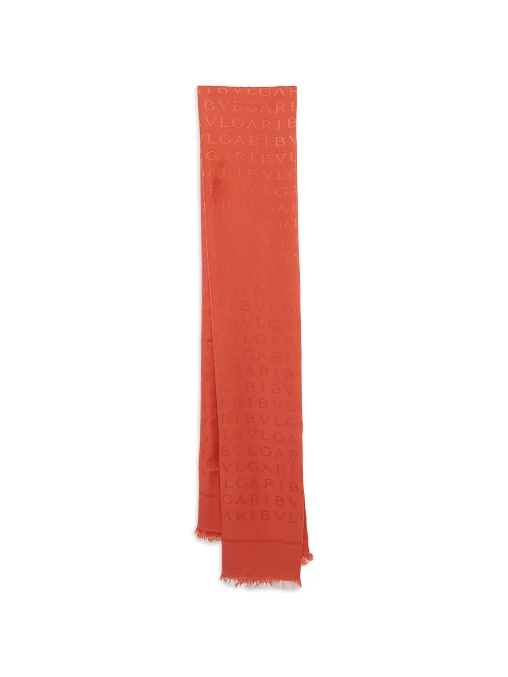 Bvlgari Pre-Owned Logomania stole - Orange