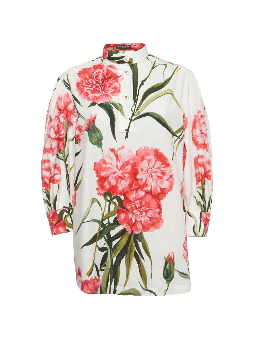 Dolce & Gabbana Pre-Owned floral-print blouse - Weiß