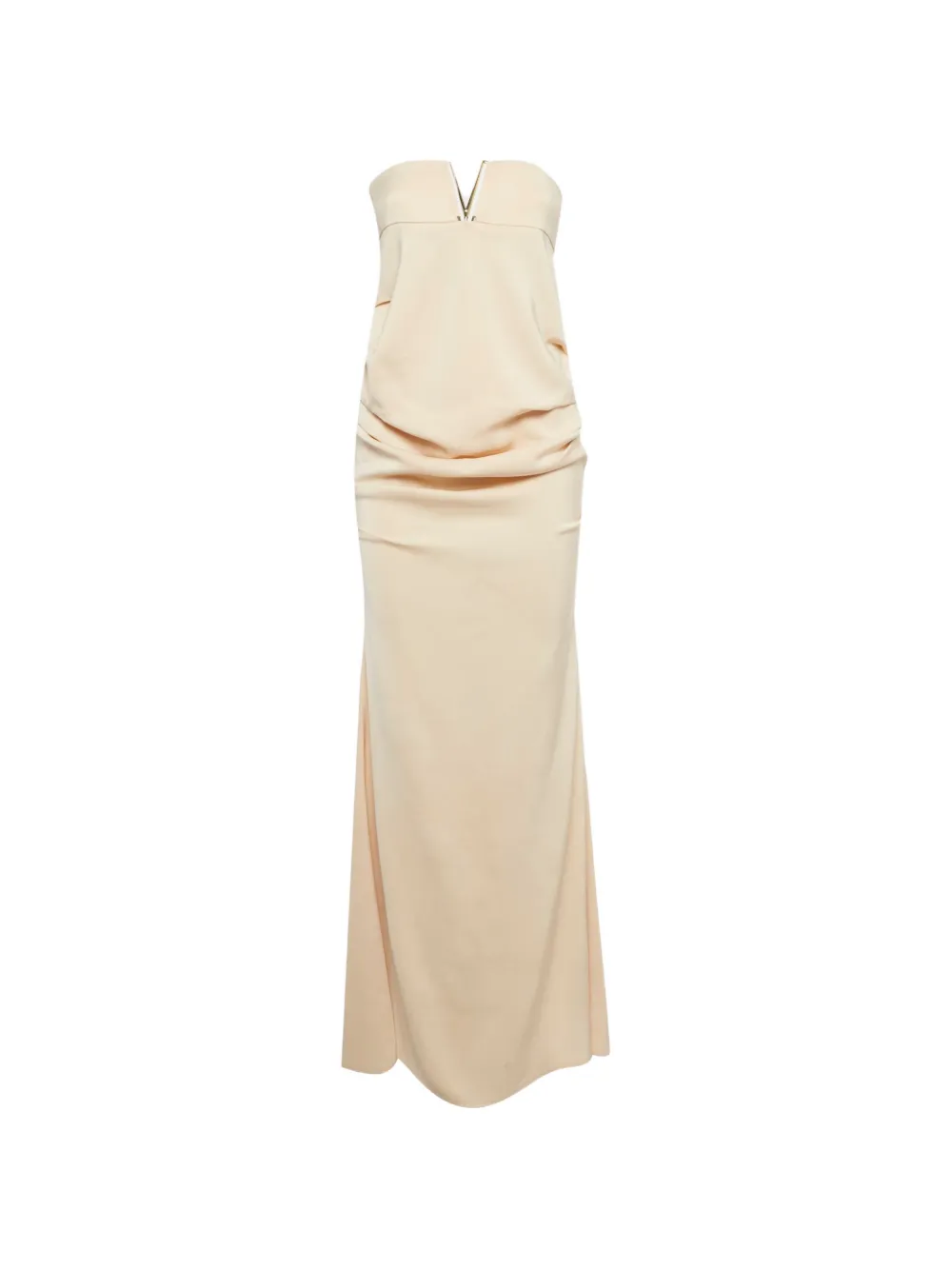 Elisabetta Franchi strapless maxi dress - Neutrals