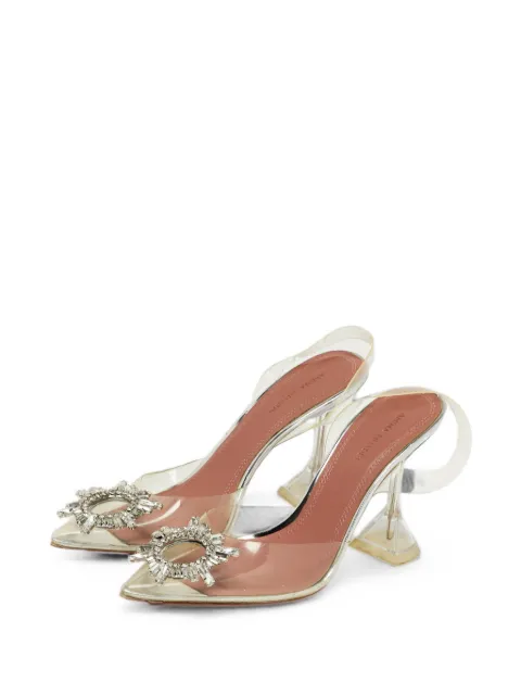 Amina Muaddi Begum slingback heeled pumps