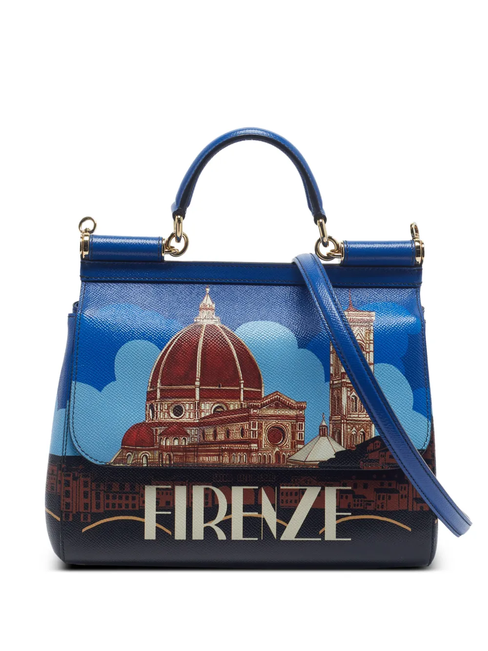 Dolce & Gabbana Pre-Owned medium Miss Sicily leather tote bag - Blu