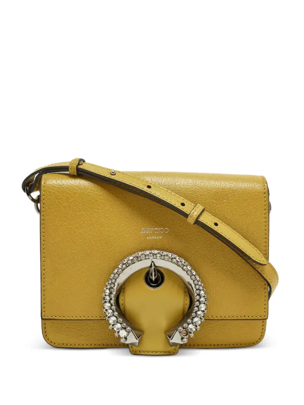 Jimmy Choo Pre-Owned Madeline ビジューバックル ショルダーバッグ 