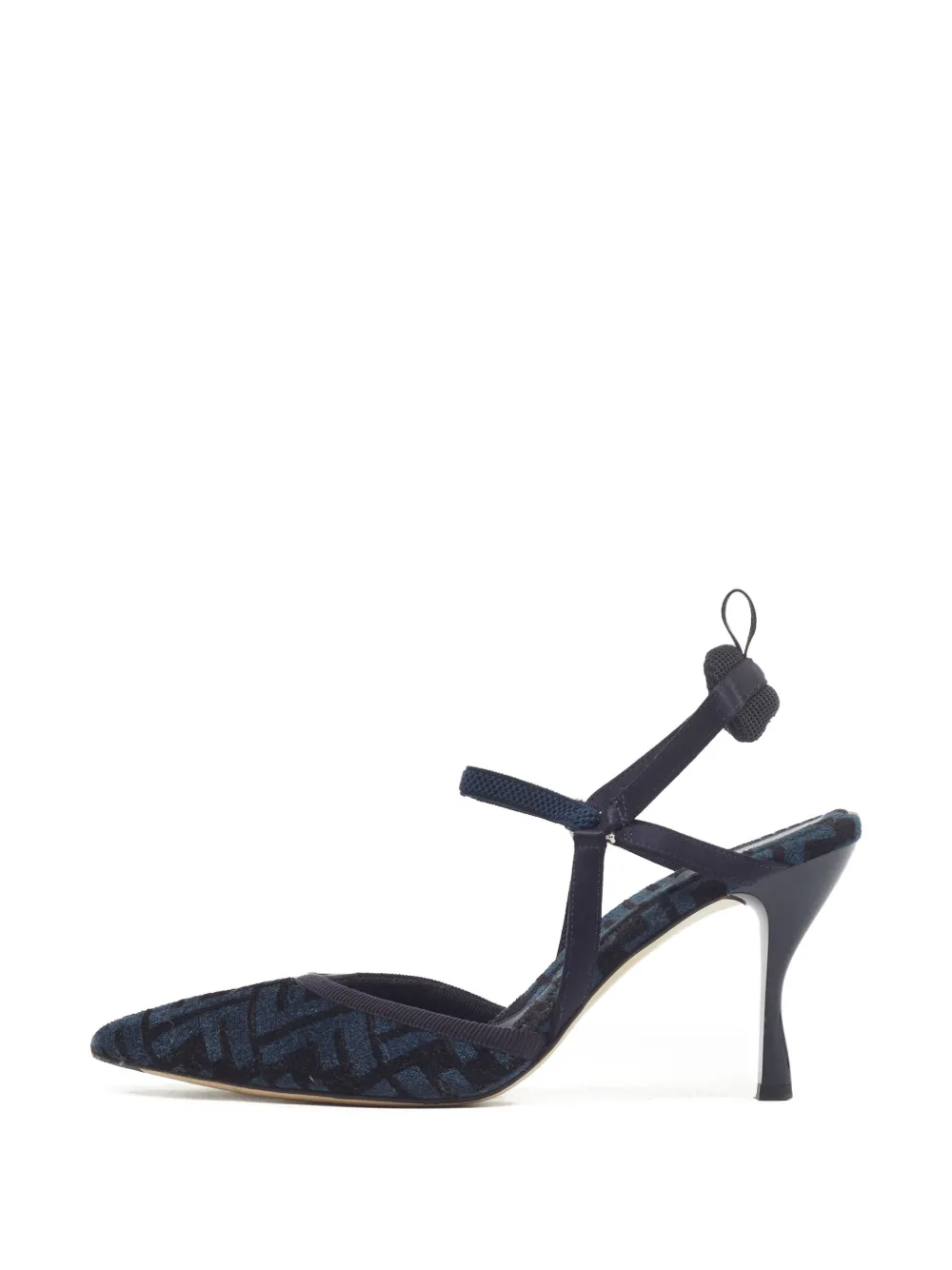 Fendi Pre-Owned Colibri FF motif slingback pumps - Blu