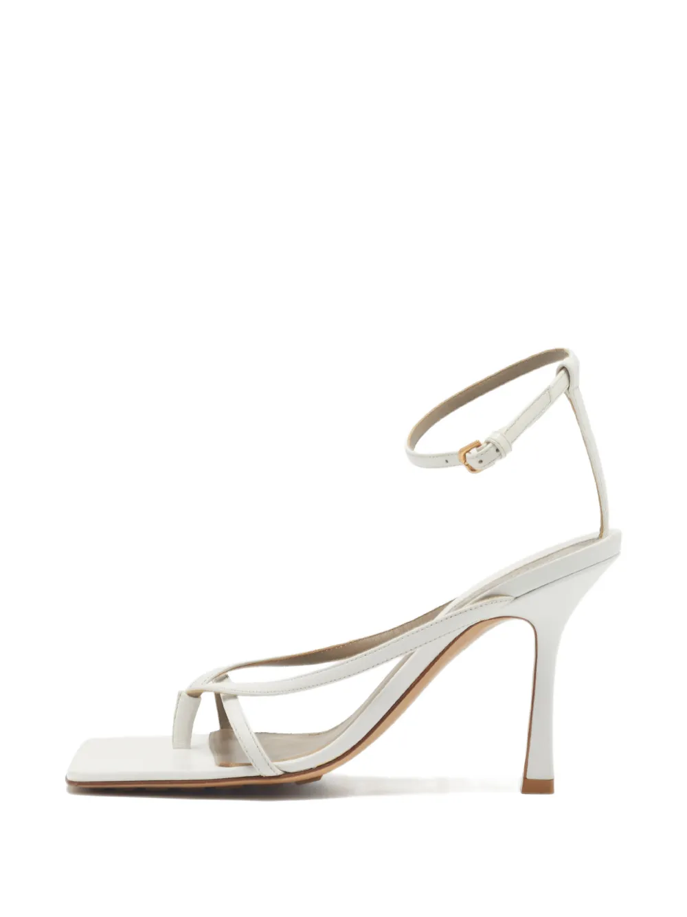Bottega Veneta Pre-Owned Stretch heeled sandals - Bianco