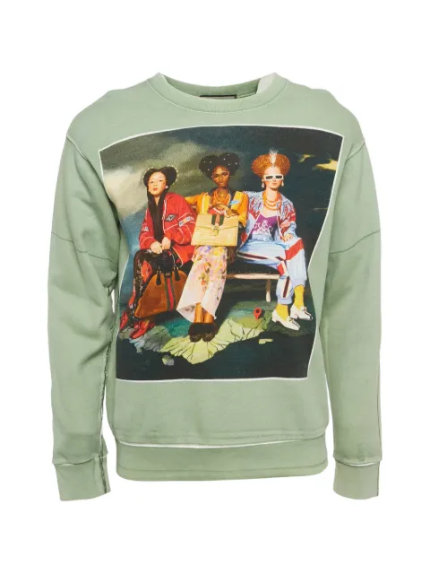 Gucci Pre-Owned sudadera estampada de Gucci Pre-Owned x Ignasi Monreal