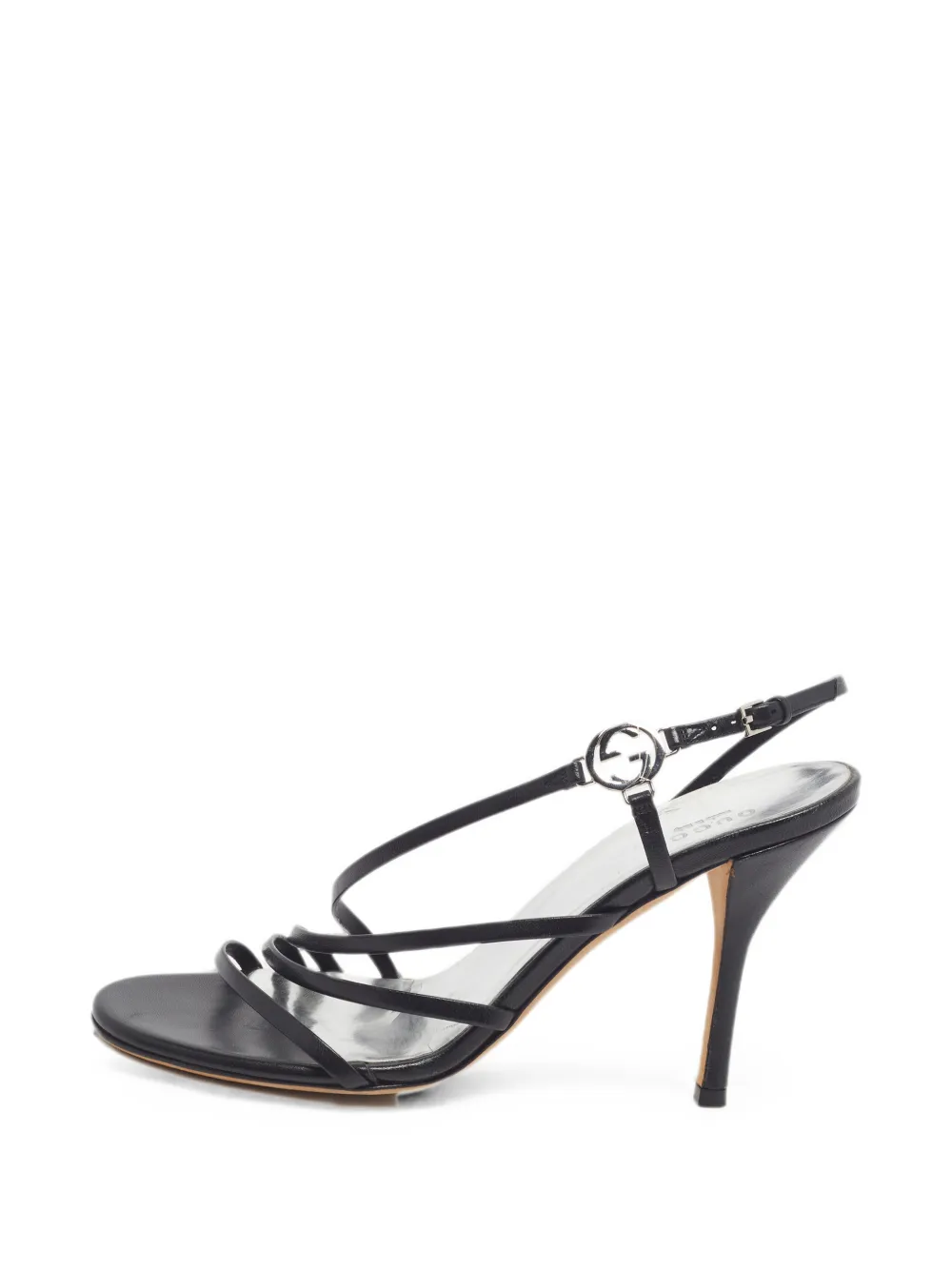 Gucci Pre-Owned Sandalen mit GG - Schwarz