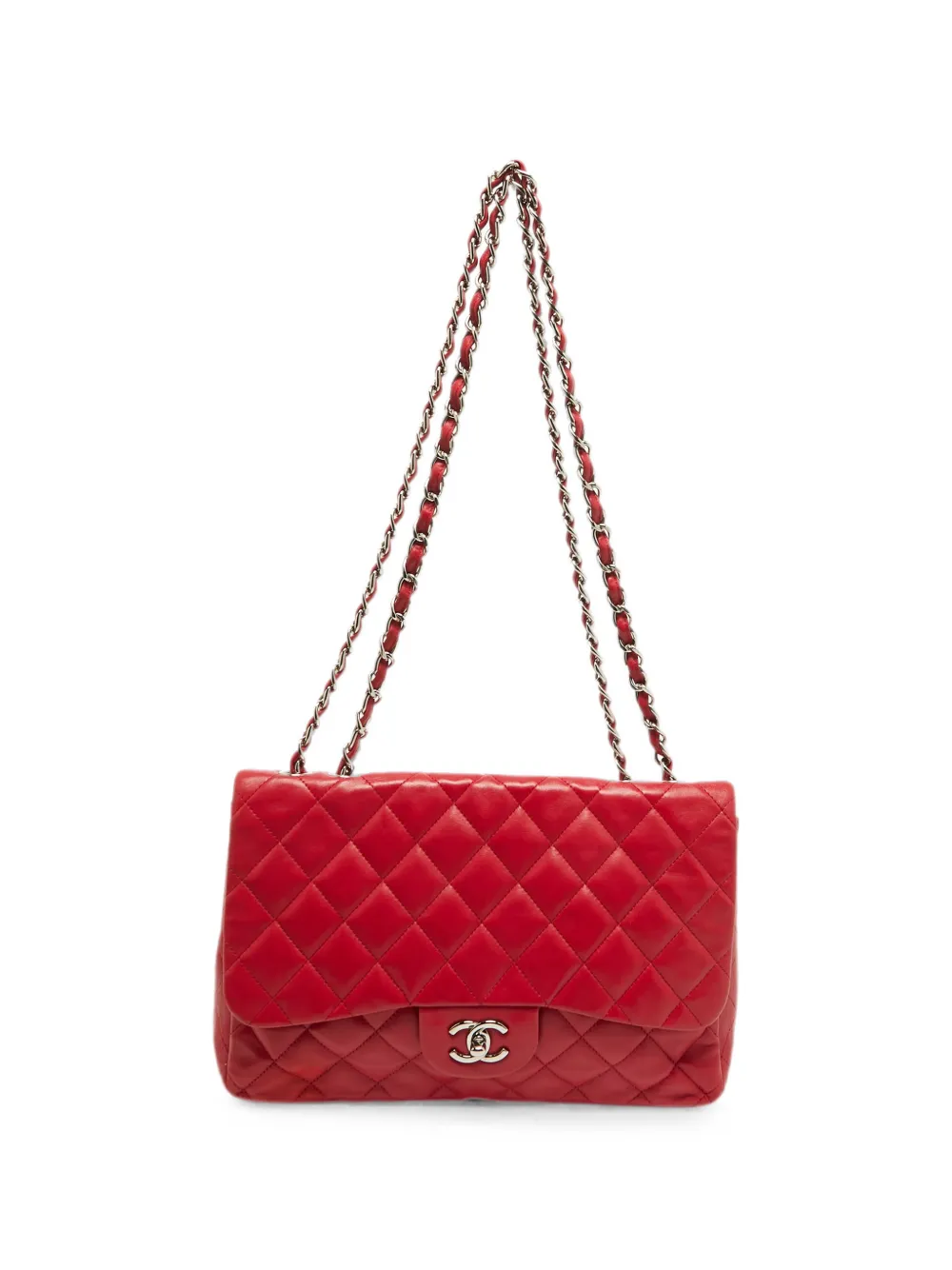 CHANEL Pre-Owned 2009-2010 Classic Single Flap CC turn-lock shoulder bag - Rosa
