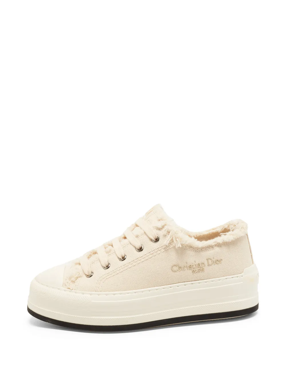 Christian Dior Pre-Owned Walk'n'Dior platform sneakers - Nude