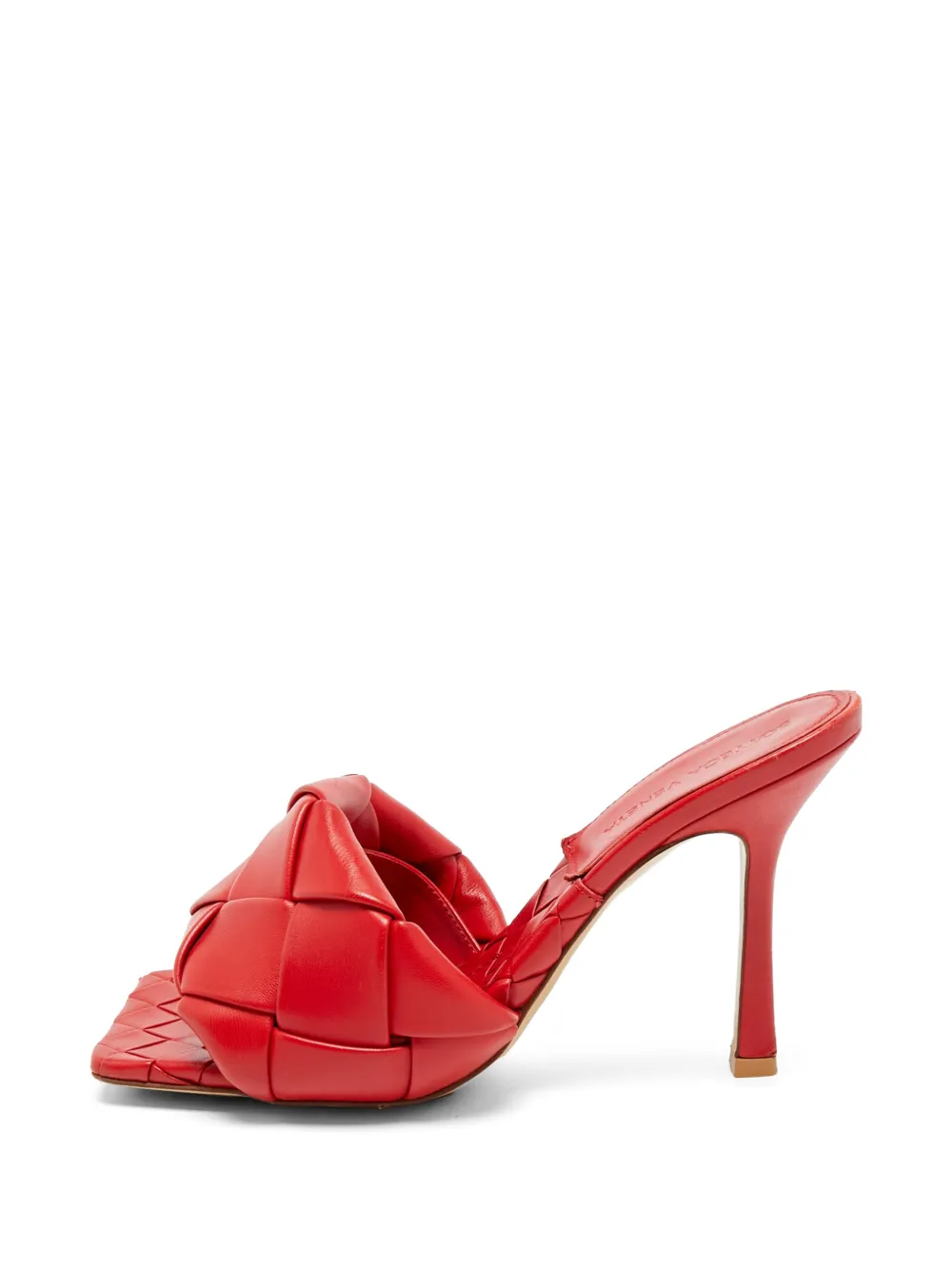 Bottega Veneta Pre-Owned Lido Intrecciato Sandalen - Rot
