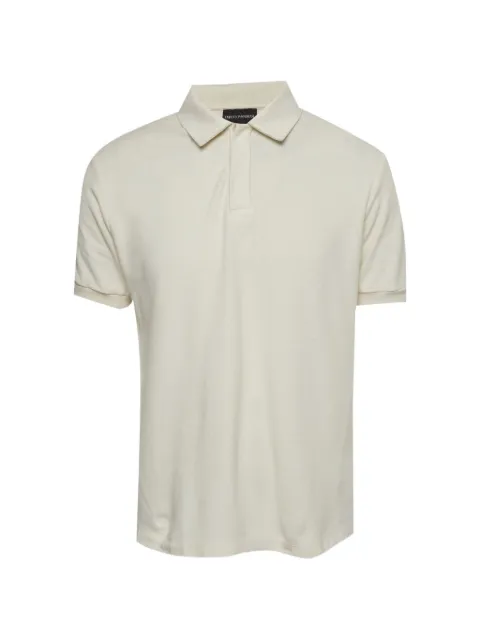 Emporio Armani Pre-Owned back-print polo shirt
