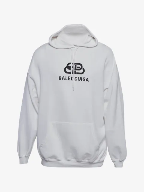Balenciaga Pre-Owned logo-print hoodie