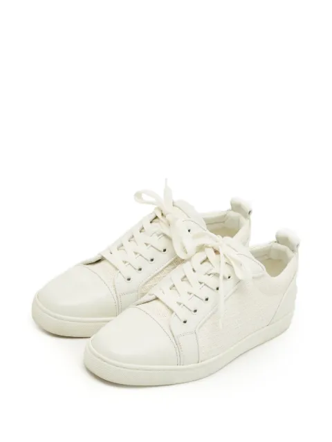 Christian Louboutin Pre-Owned Louis Junior perforated sneakers