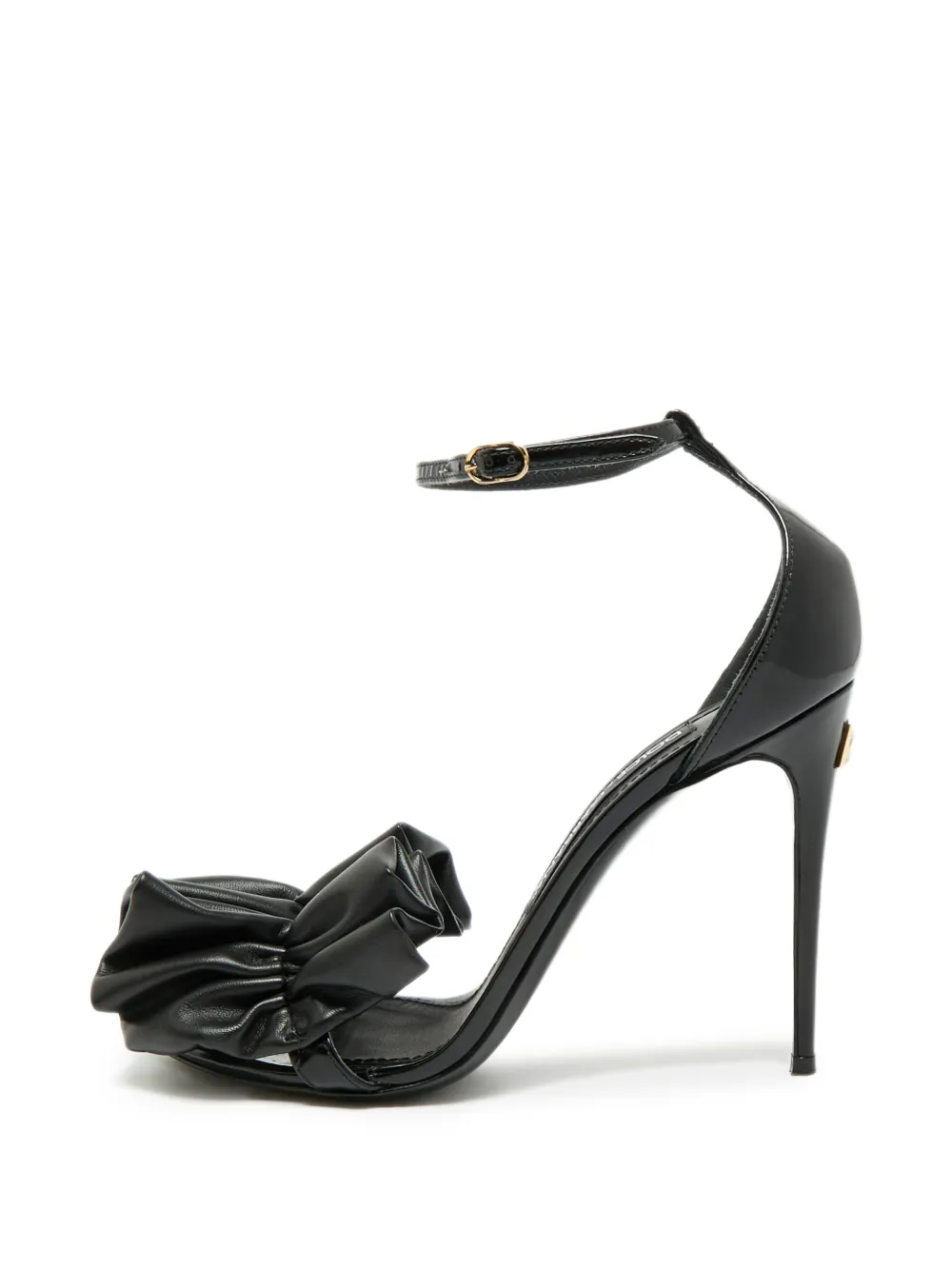 Dolce & Gabbana Pre-Owned Keira Sandalen mit gerafftem Detail - Schwarz