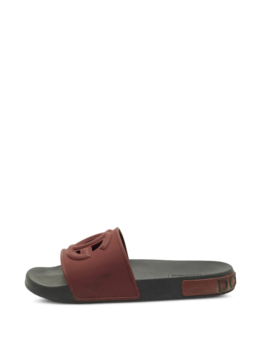 Dolce & Gabbana Pre-Owned DG-logo slides - Rot