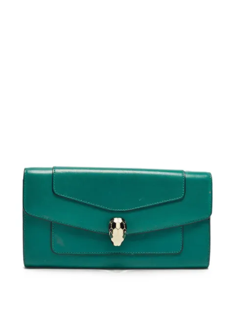 Bvlgari Pre-Owned Serpenti Forever continental wallet