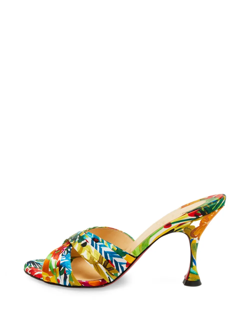 Christian Louboutin Pre-Owned Nicol criss-cross sandals - Blau