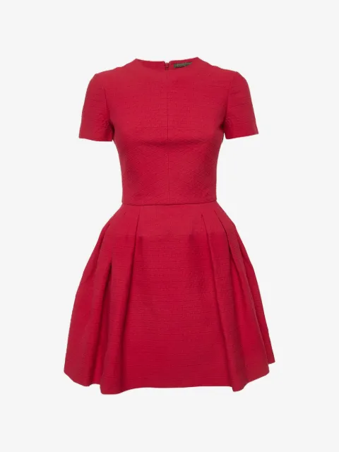 Alexander McQueen Pre-Owned vestido corto en jacquard