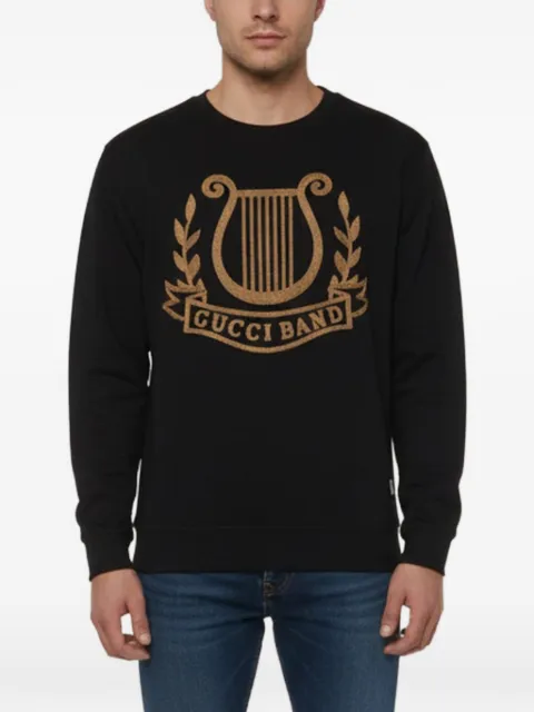 Gucci Pre-Owned embroidered crew-neck sweatshirt