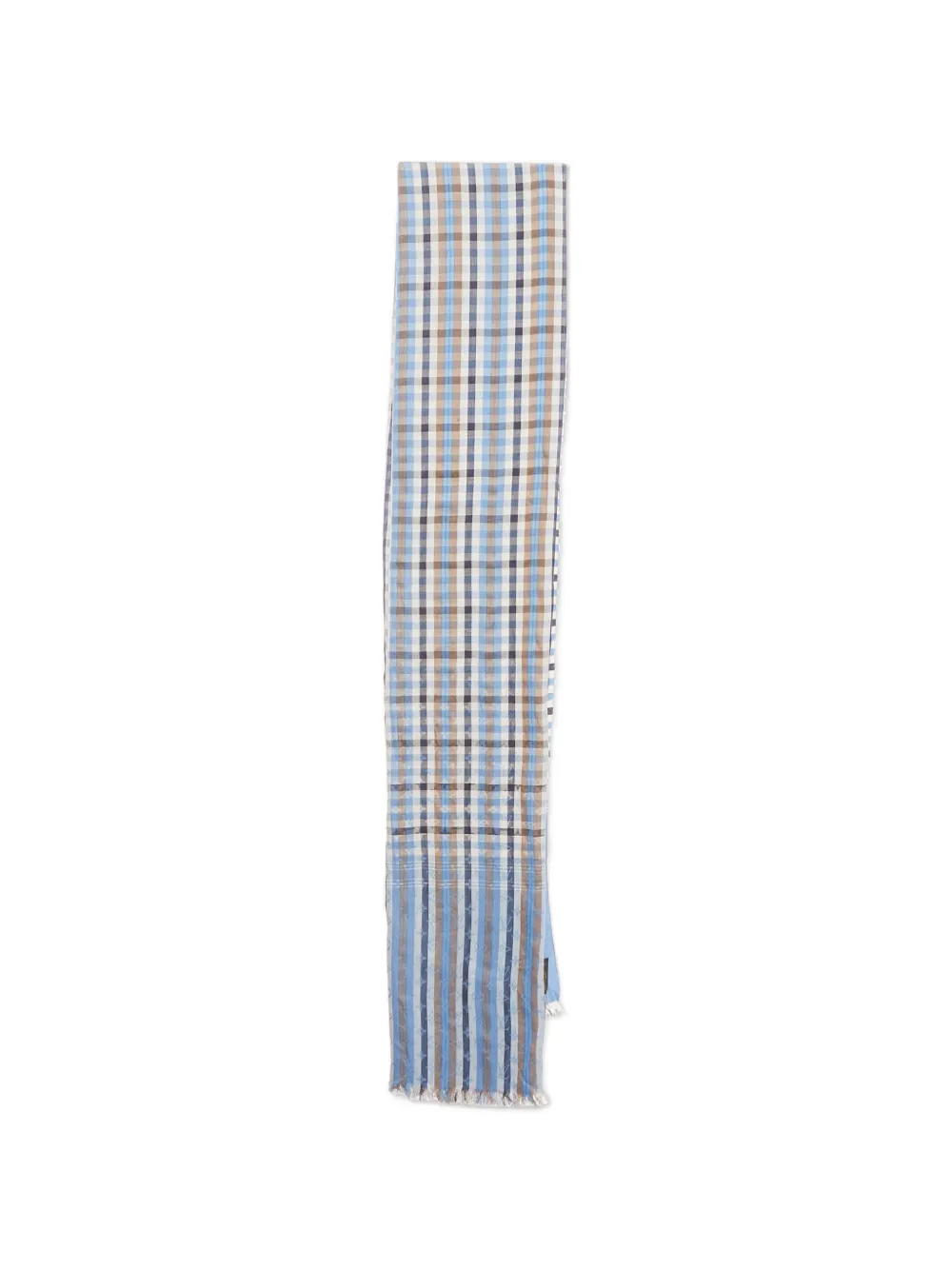 Louis Vuitton Pre-Owned Monogram Madras Etoile stole - Bianco