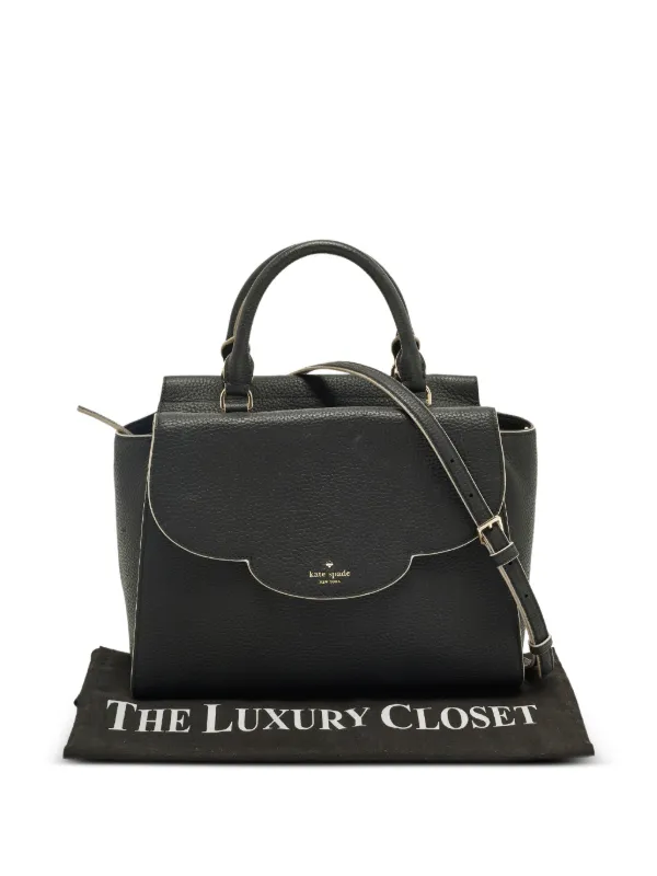 Kate Spade Leewood Place Makayla Satchel Bag | Black | FARFETCH