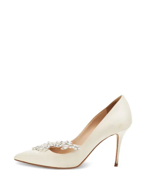 Manolo Blahnik Nadira crystal-embellished pumps