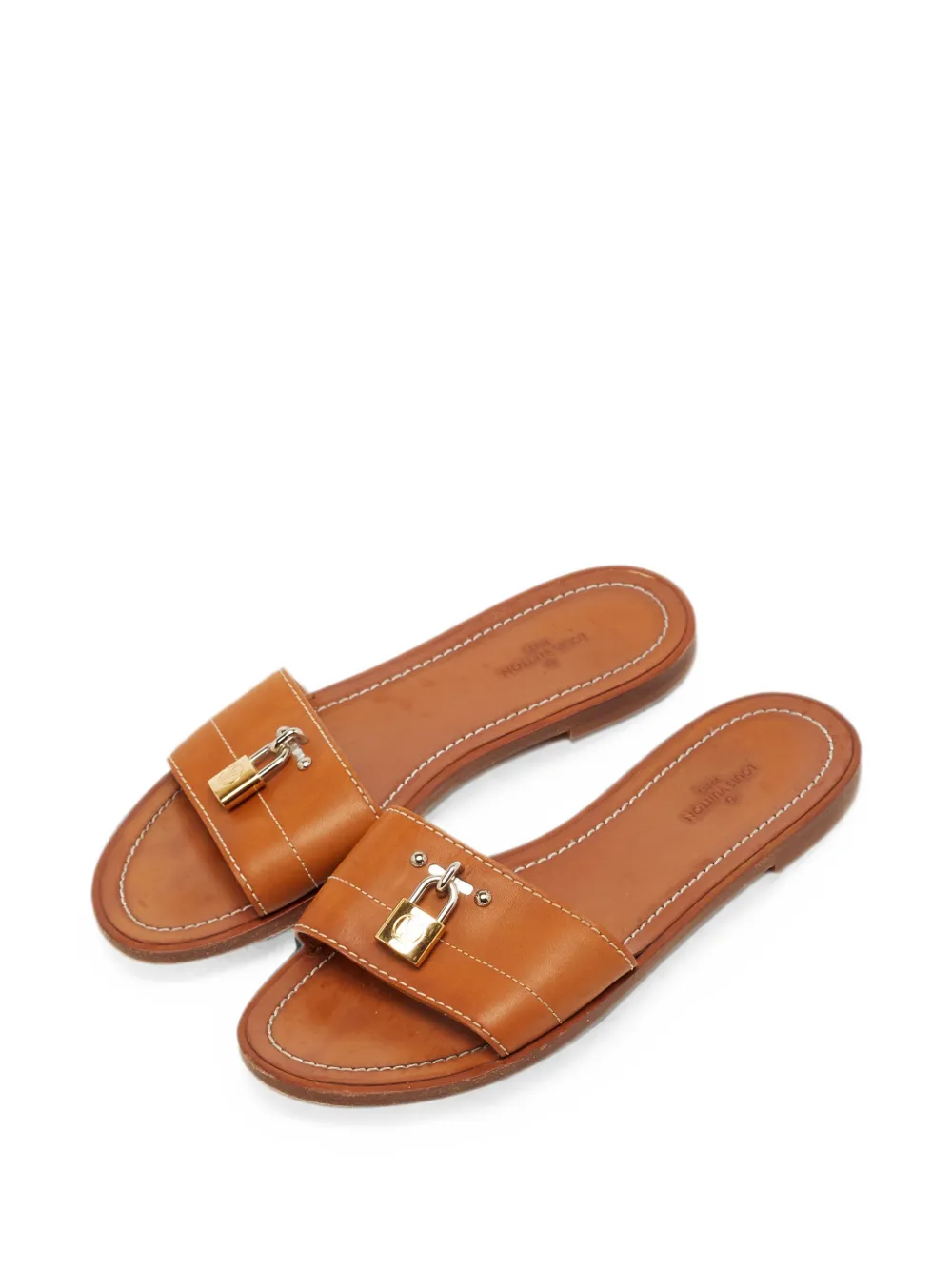 Louis Vuitton Pre-Owned Sandali Lock It - Marrone