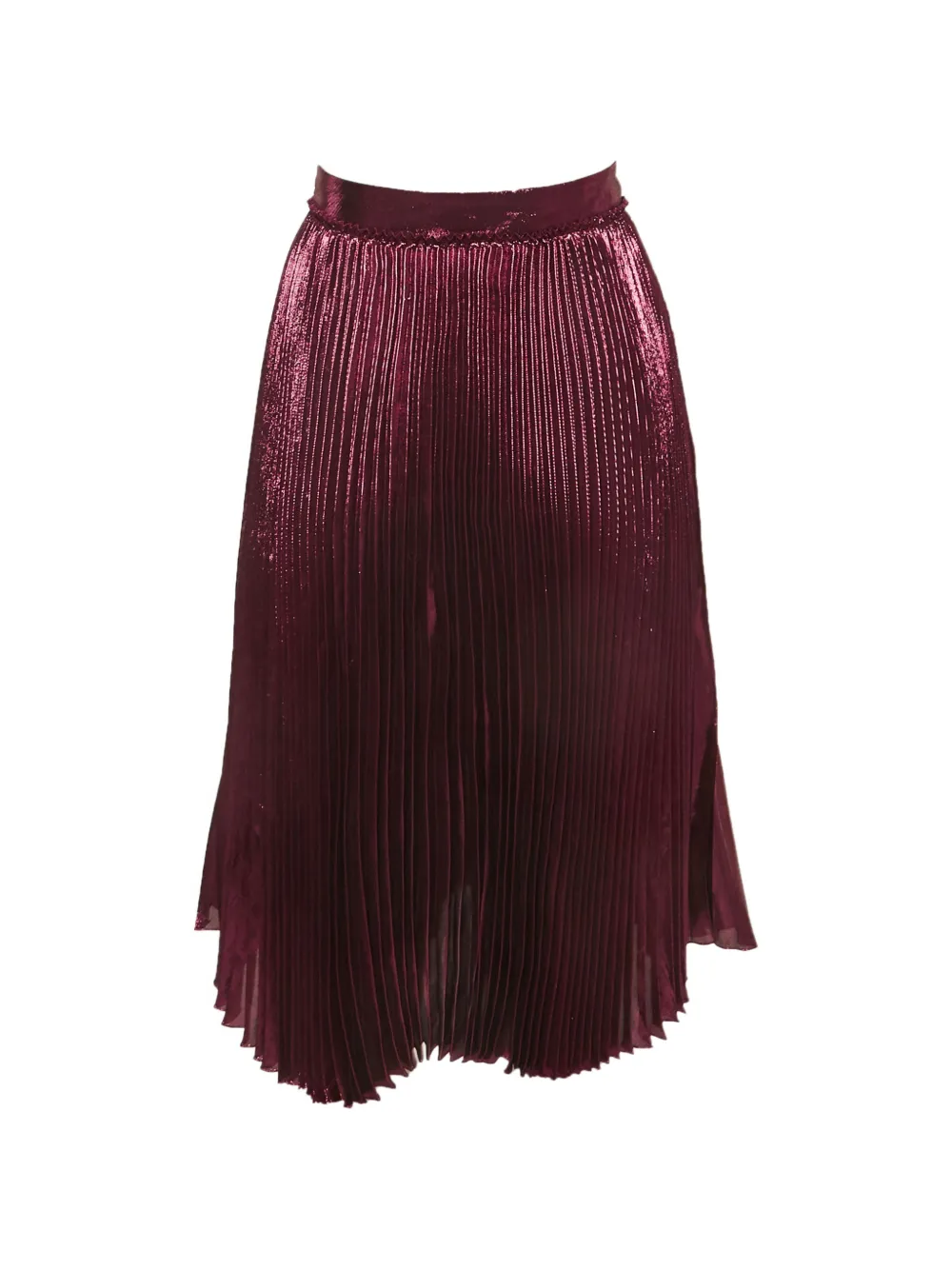 Gucci Pre-Owned plissé midi skirt - Rosso
