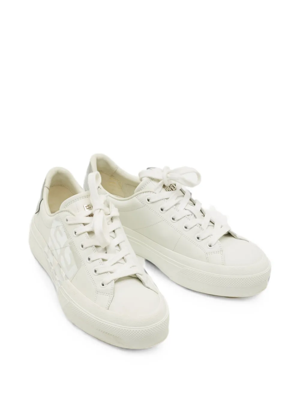 Givenchy Pre-Owned Chito City leather sneakers - Bianco