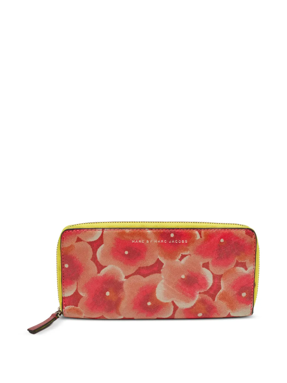 Marc By Marc Jacobs floral-print continental wallet - Rosso