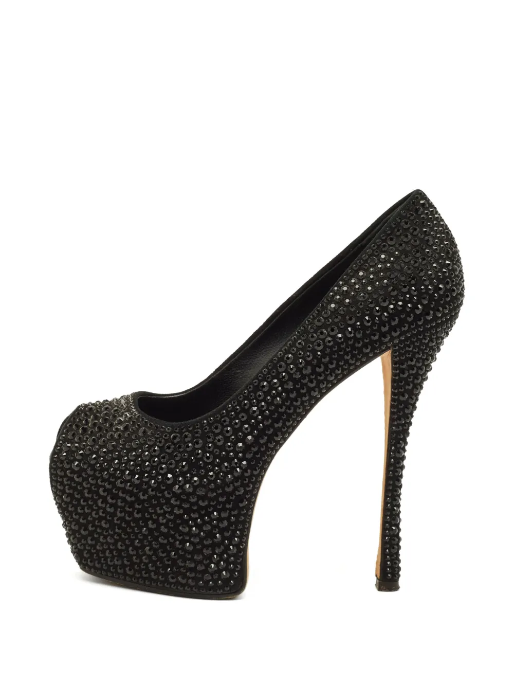 Giuseppe Zanotti Vintage Liza crystal-embellished pumps - Nero