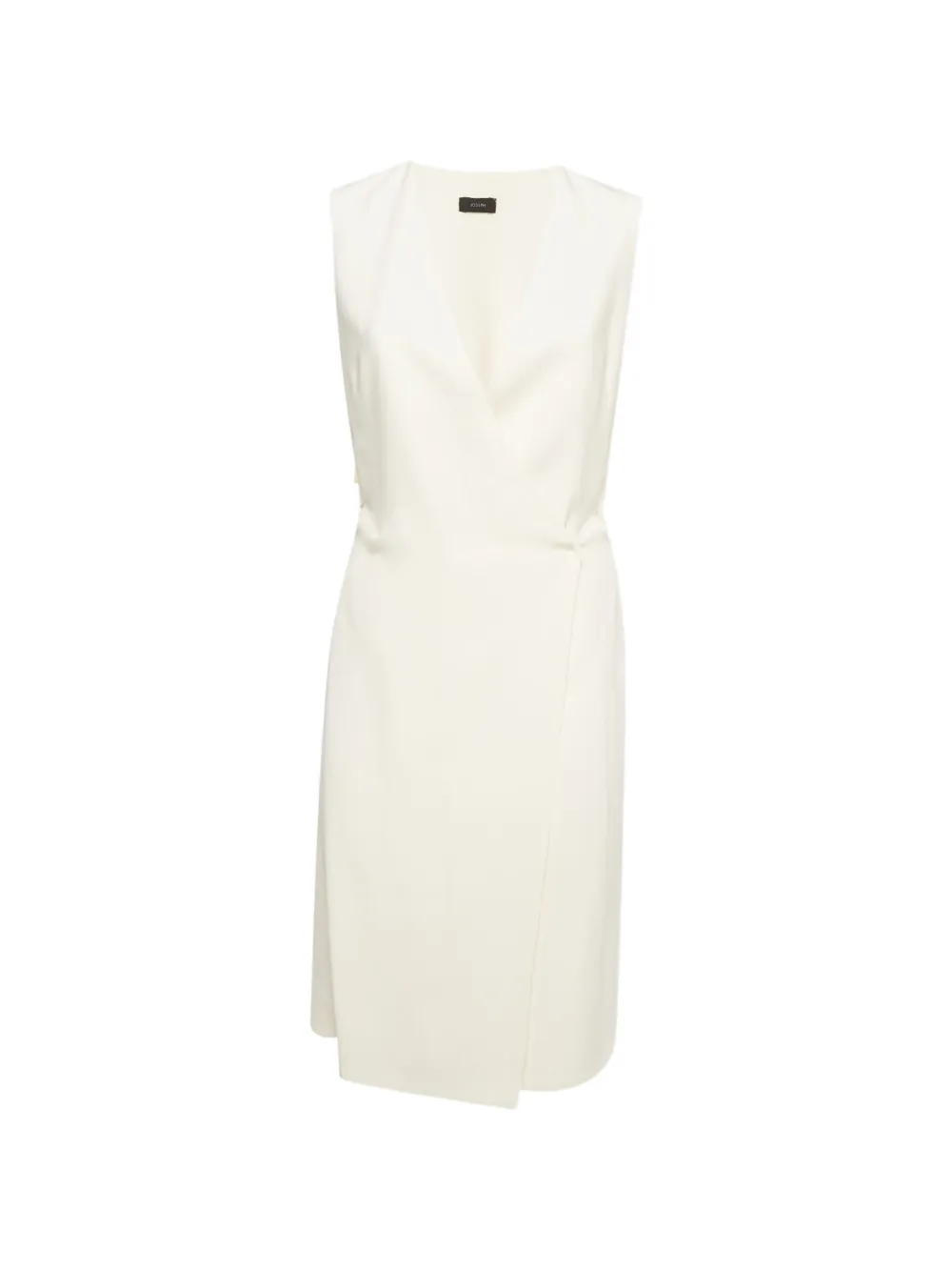 JOSEPH sleeveless wrap mini dress - Bianco