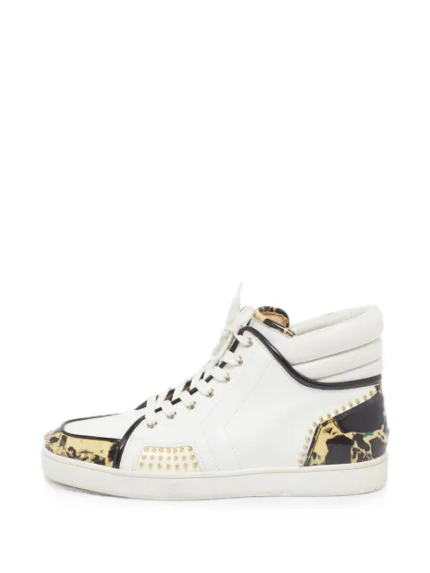 Christian Louboutin Pre-Owned кроссовки Spike с принтом