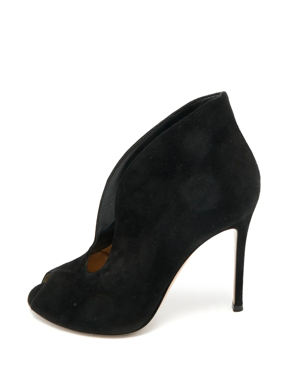Gianvito Rossi Vamp peep-toe ankle boots - Schwarz