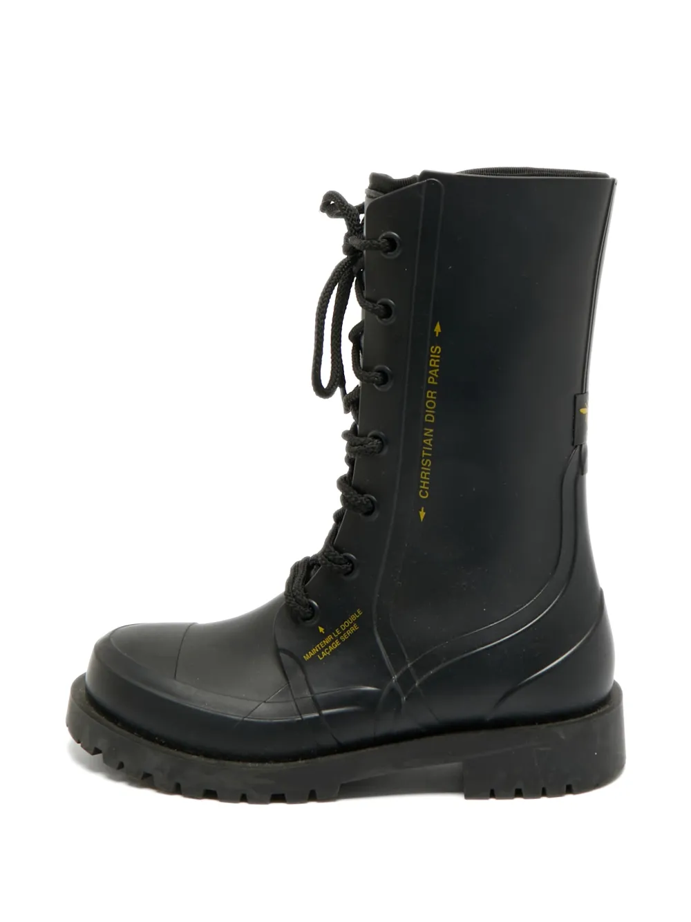 Christian Dior Pre-Owned Diorcamp lace-up boots - Schwarz