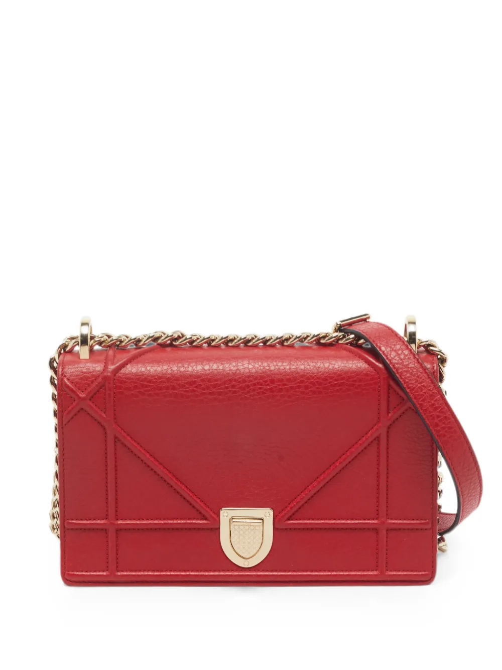 Christian Dior Pre-Owned Diorama Cannage shoulder bag - Rot