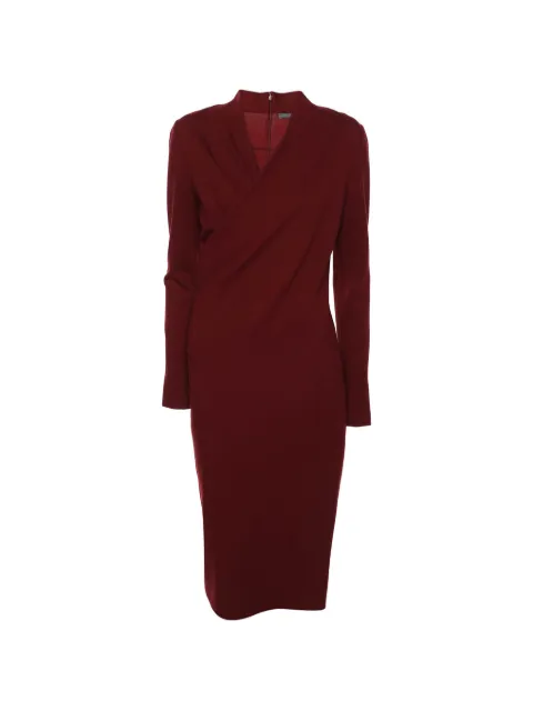 Alexander McQueen Pre-Owned wrap-style midi dress