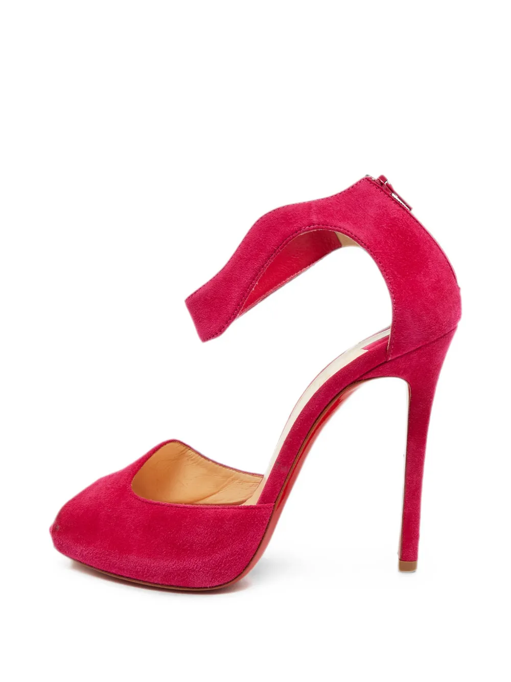 Christian Louboutin Pre-Owned Peep-toe ankle-strap pumps - Rosa