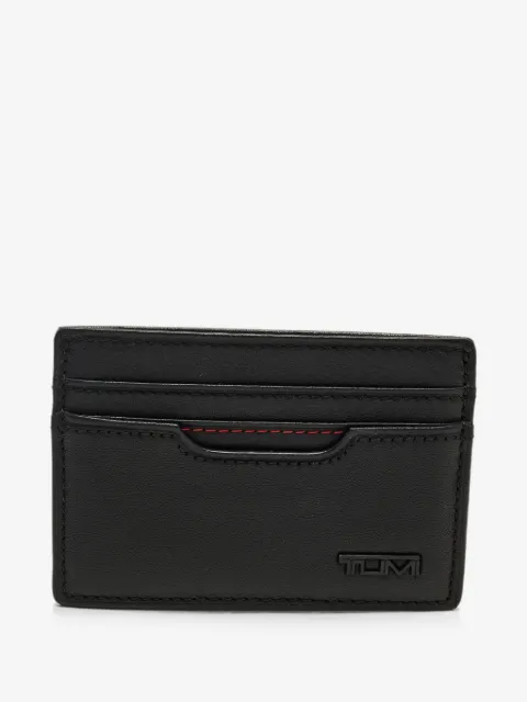 Tumi tarjetero con placa del logo