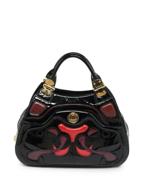 Alexander McQueen Pre-Owned Turnlock patent-leather tote bag