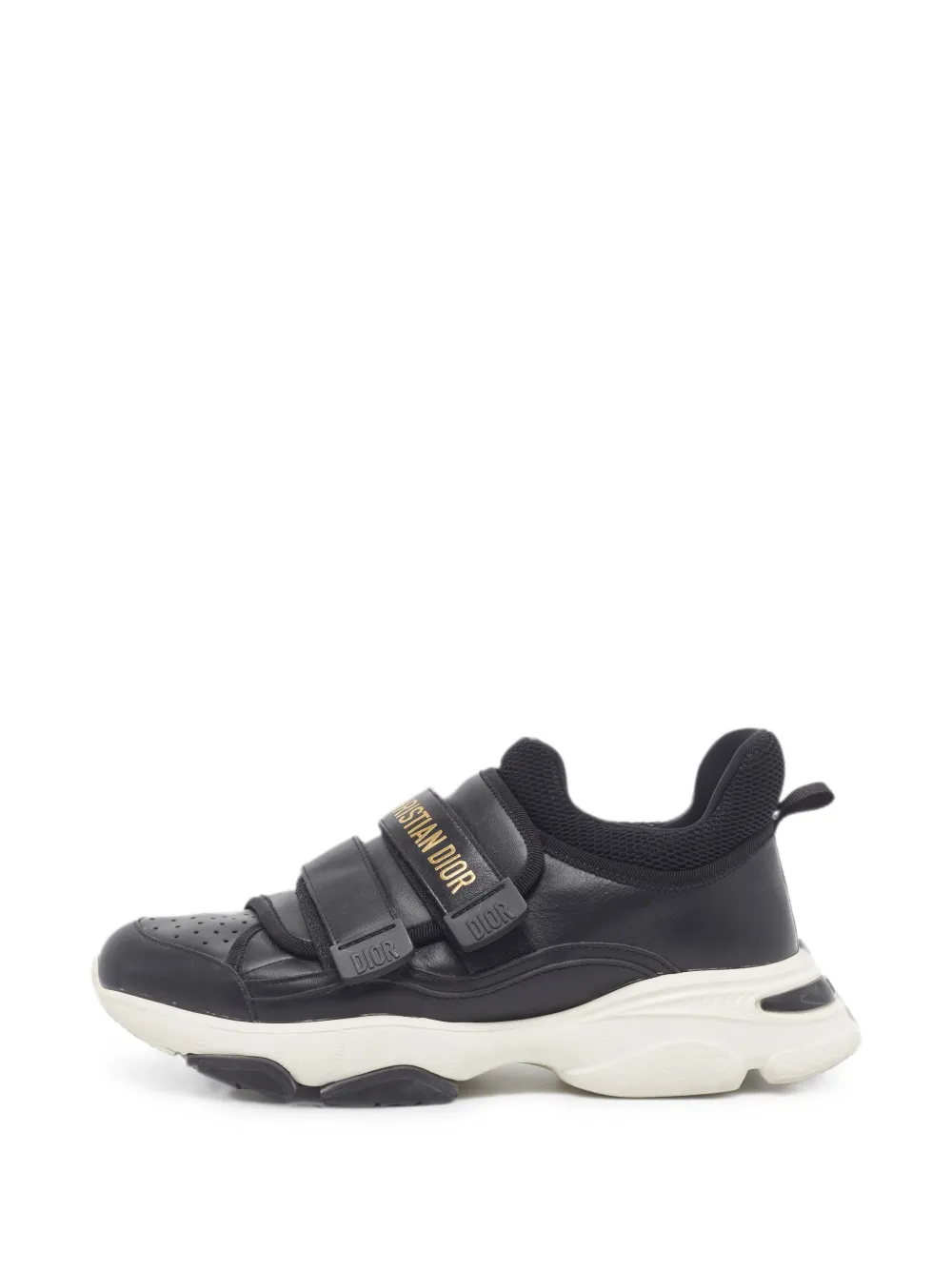 Christian Dior Pre-Owned D Wander touch-strap sneakers - Black