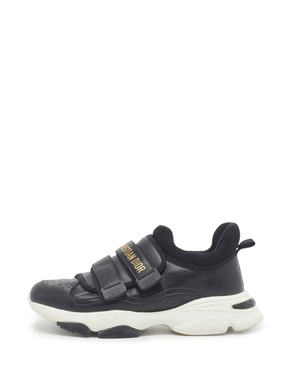 Christian Dior Pre-Owned D Wander touch-strap sneakers - Black