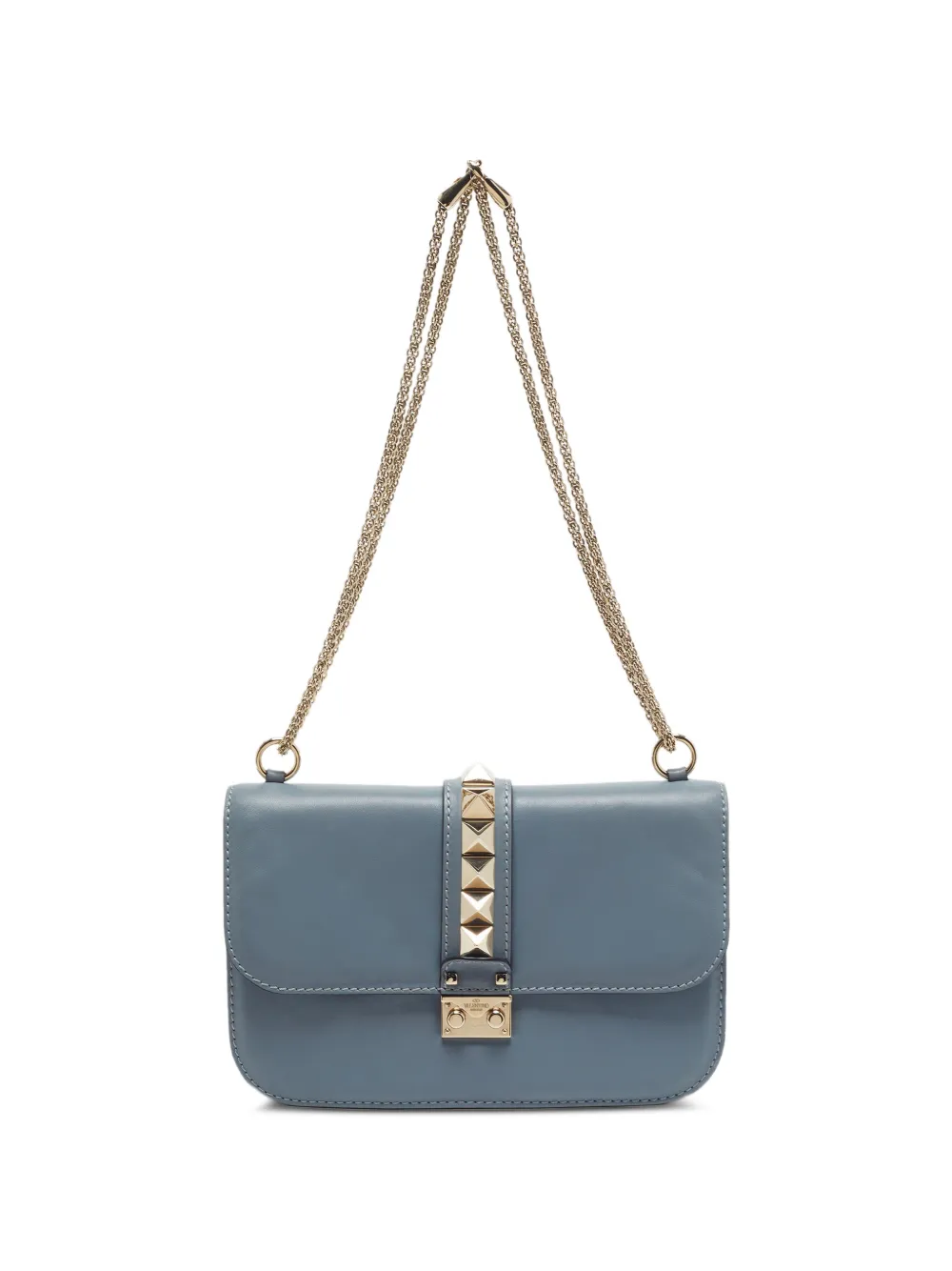 Valentino Garavani Pre-Owned Borsa a spalla Rockstud Glam Lock - Blu