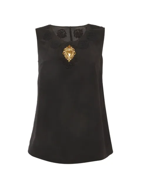 Dolce & Gabbana Pre-Owned Sacred Heart embellished top