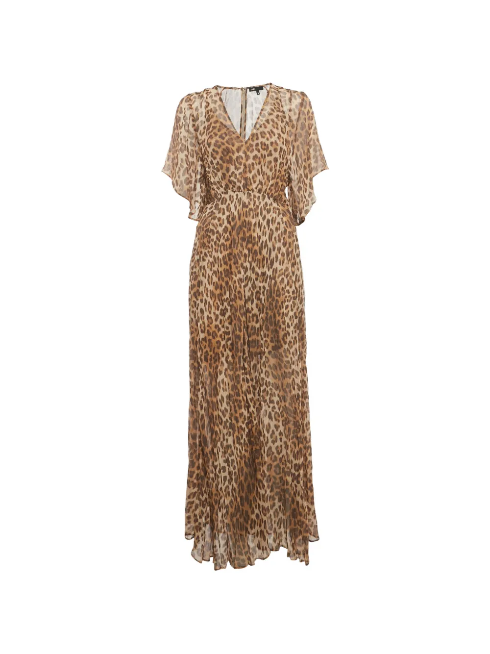 Maje leopard-print maxi dress - Marrone