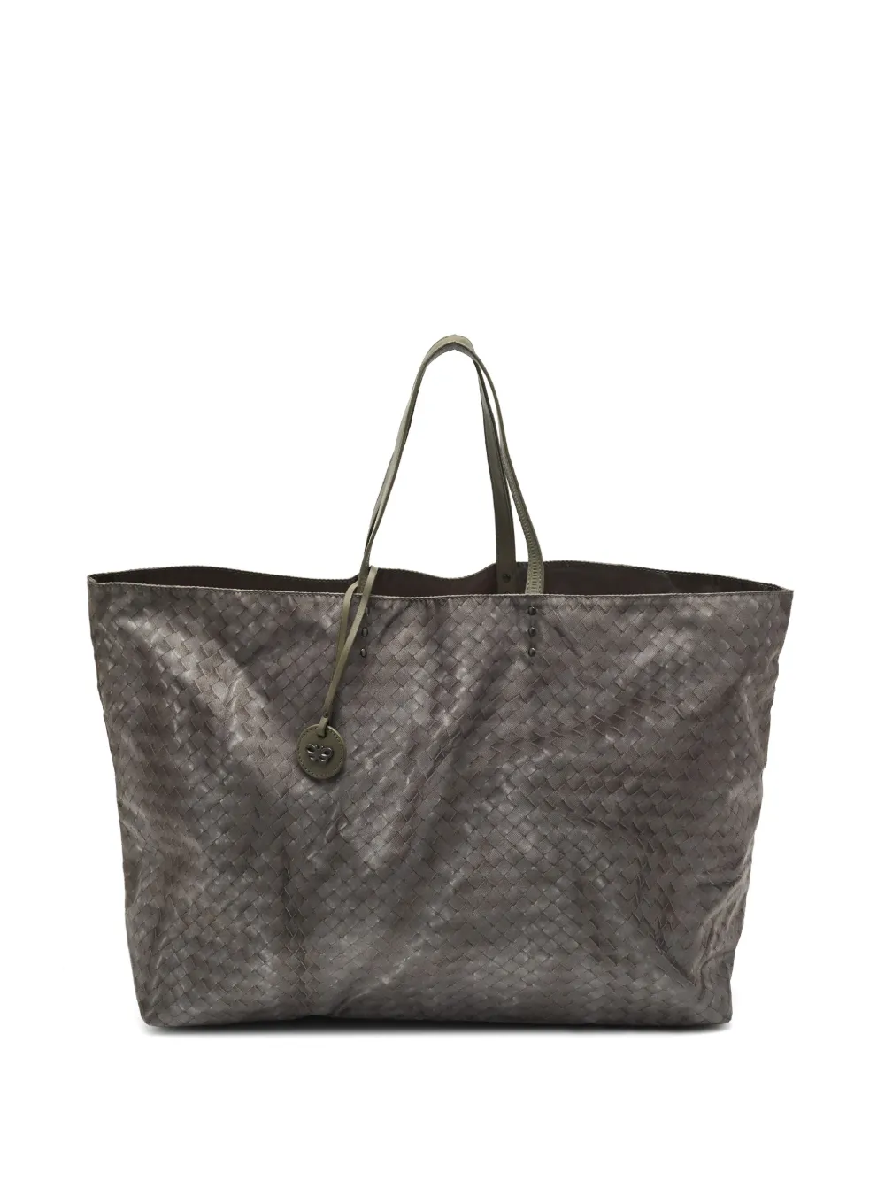 Bottega Veneta Pre-Owned intrecciato tote bag - Grigio