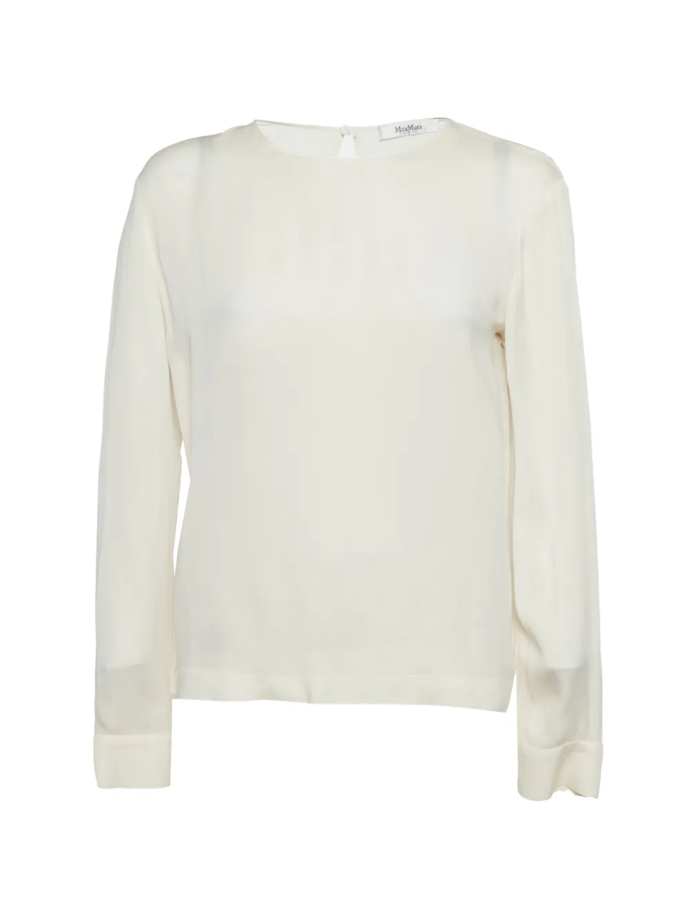 Max Mara long-sleeve top - Bianco