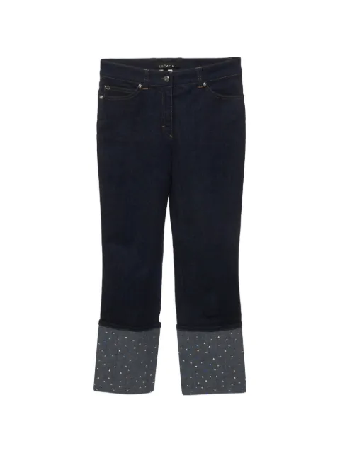 DSQUARED2 jeans con dobladillo vuelto y detalles