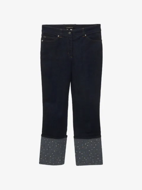 DSQUARED2 jeans con dobladillo vuelto y detalles