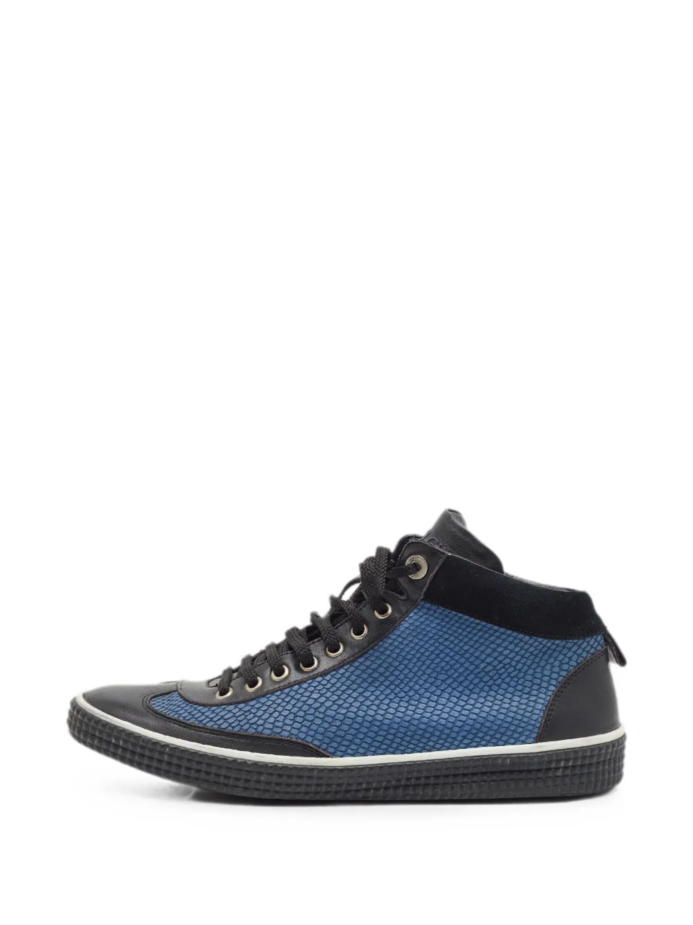 Jimmy Choo Pre-Owned Belgravia Sneakers mit Python-Prägung - Schwarz