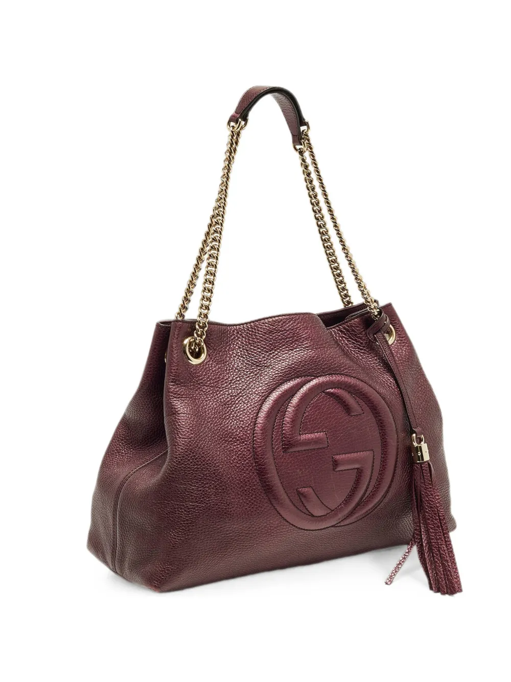 Gucci Pre-Owned Soho leather shoulder bag - Rosso